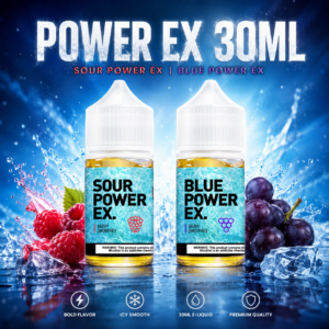 Power EX 系列 30ML Sour Blue 葡萄冰沙 覆盆子莓果冰沙 小煙油 菸油 電子煙油 果汁 E-JULCE E-LIQUID